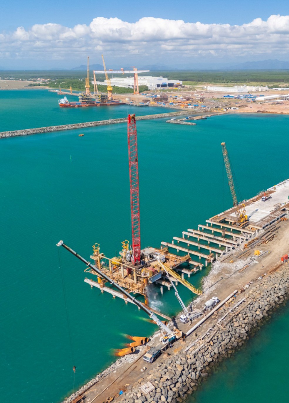 Porto Sudeste, in Itaguaí, Rio de Janeiro, is seen as an attractive asset, but iron ore volumes remain below capacity — Foto: Divulgação