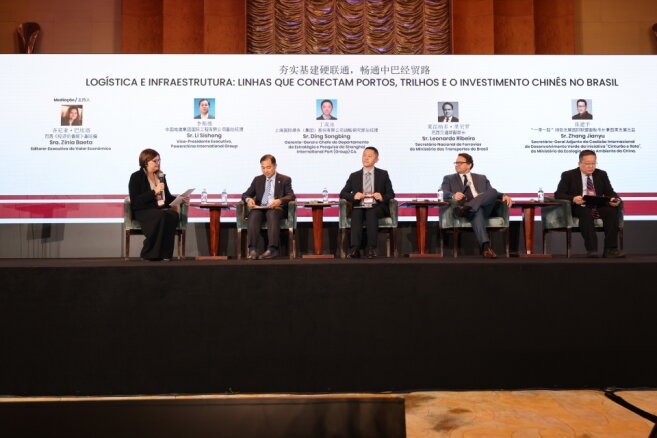 China eyes Brazil rail and ports, warns on taxes