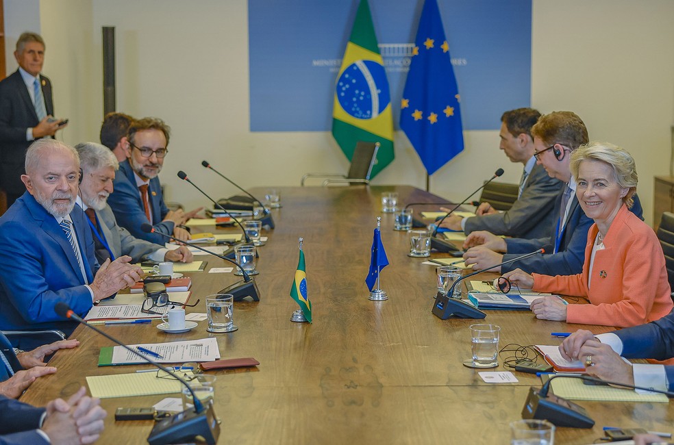 President Lula in New York with European Commission President Ursula von der Leyen — Foto: Ricardo Stuckert/PR