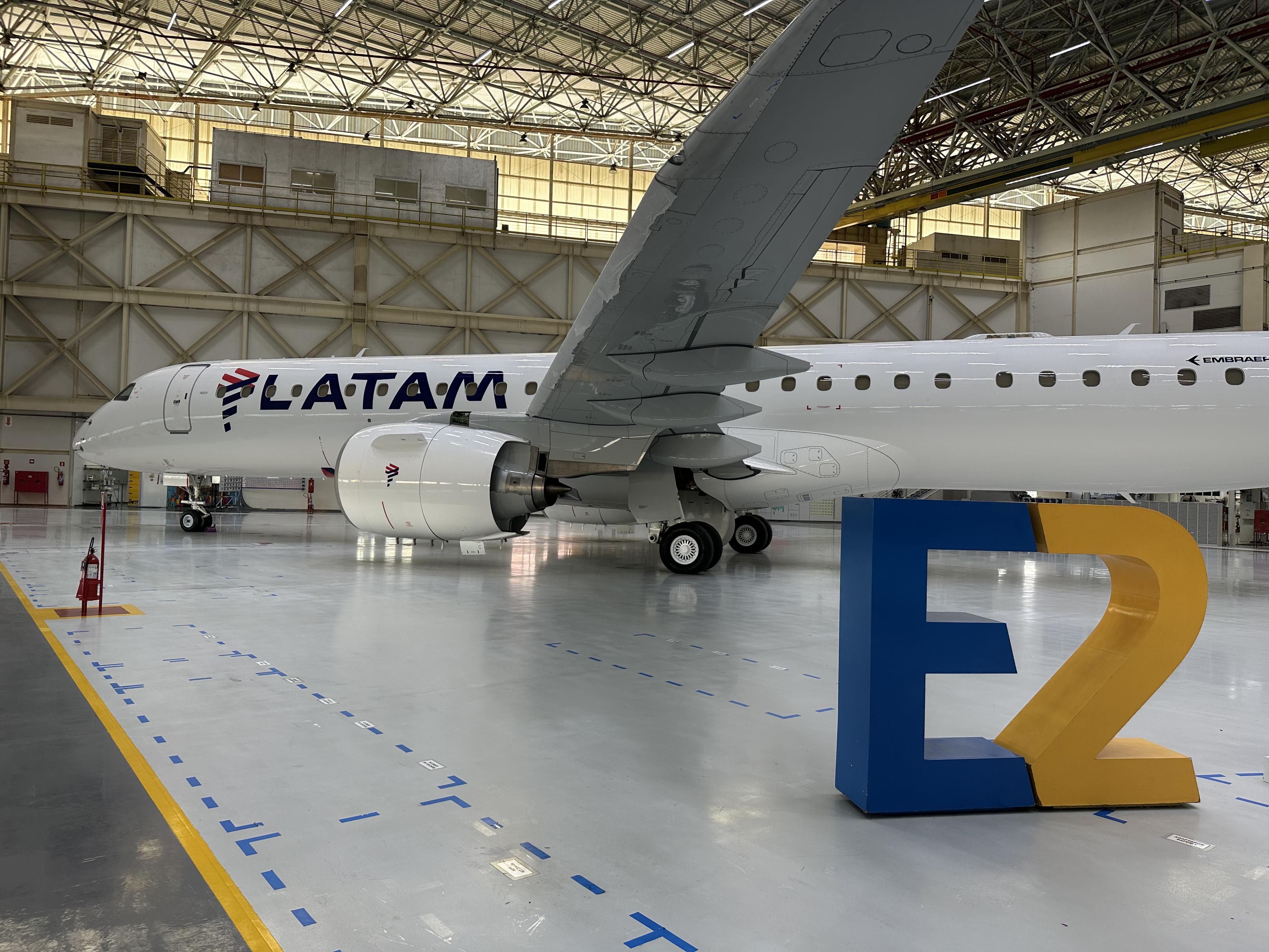 Latam receives first Embraer E2, expects 11 more this year