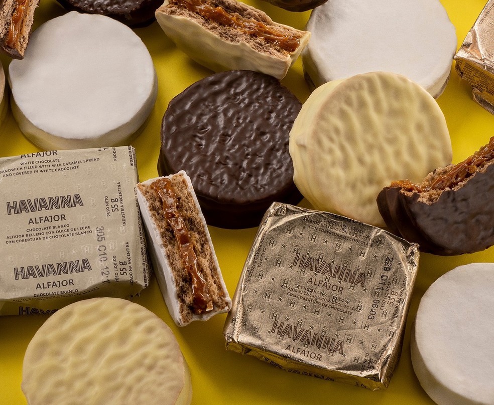 Alfajores from the Argentine company Havanna — Foto: Facebook Havanna