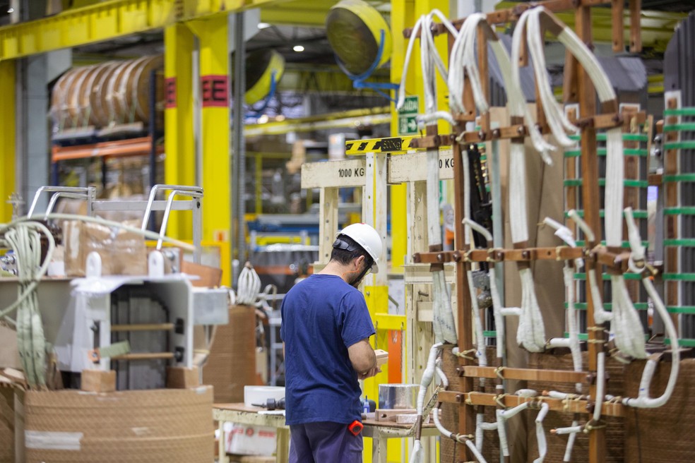 Over 12 months through July,  Brazil’s overall industrial production rose by 2.2% — Foto: Rogerio Vieira/Valor