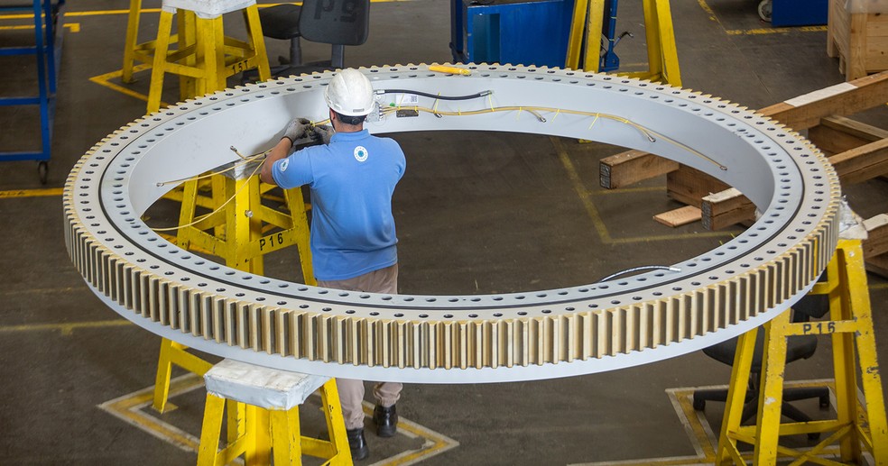 WEG, which makes electric motors and transformers at its plant in Jaraguá do Sul, Santa Catarina, gets 8% of revenue from exports to the U.S. — Foto: Rogerio Vieira/Valor